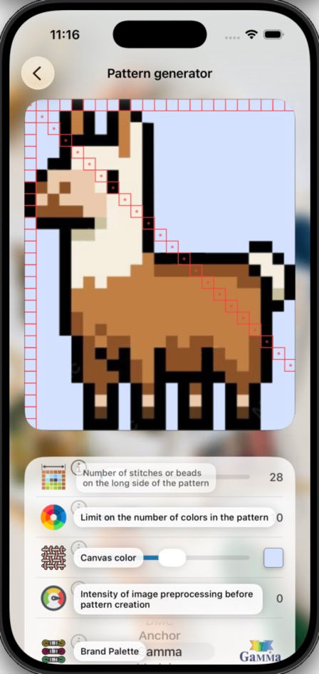 Pixel-art converter mode