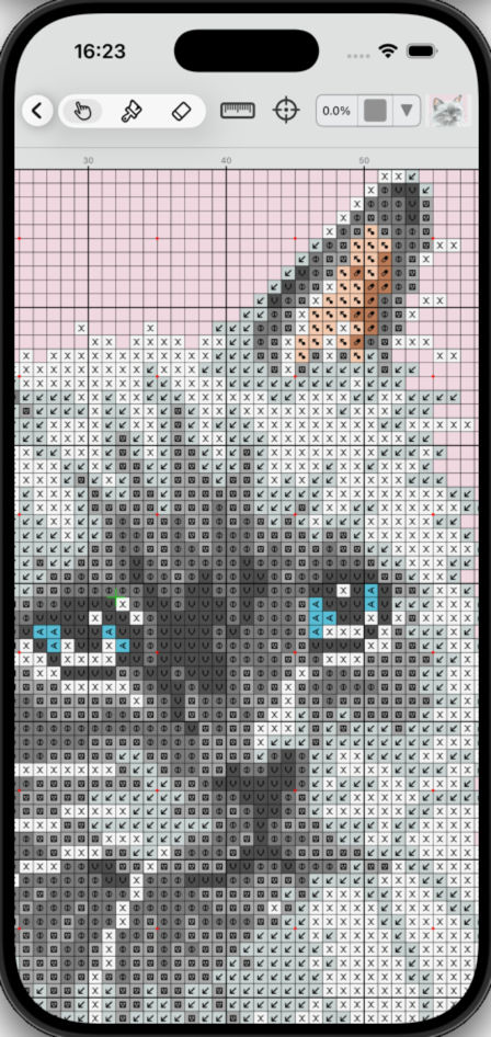 Smart embroidery editor